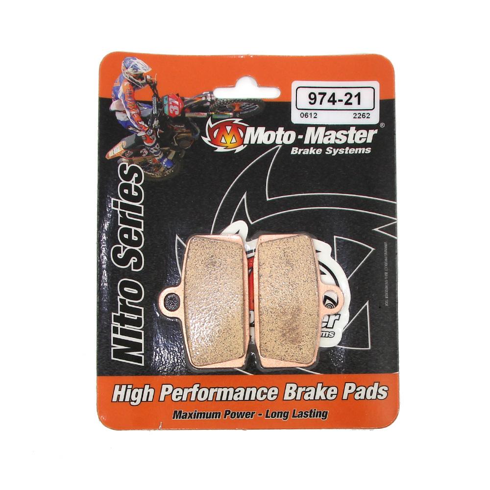 BRAKE PADS SINTERED NITRO, MOTO-MASTER 097421, 39-612, 41-117.H.NITRO