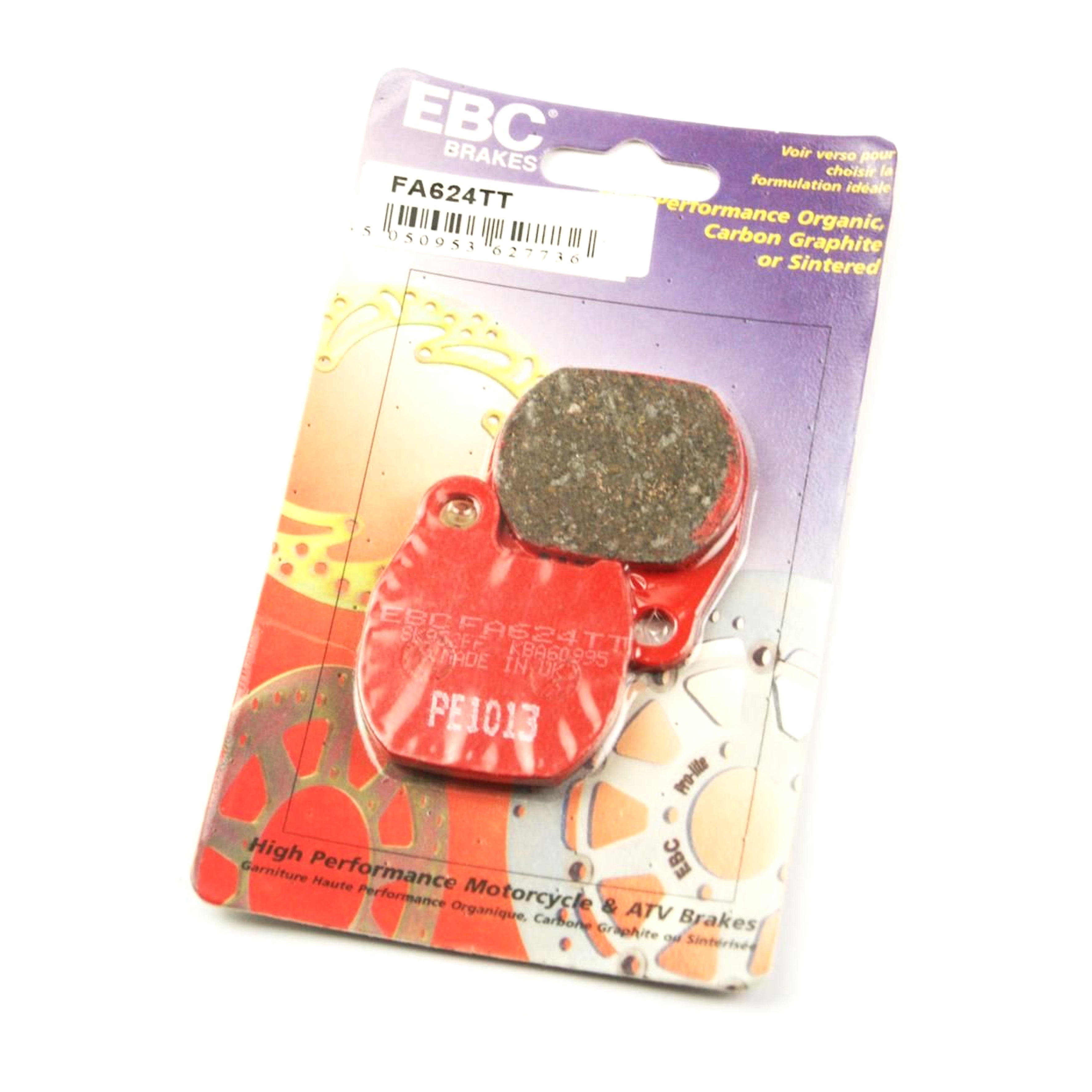 BRAKE PADS DISC SEMI-METAL, EBC FA624TT HONDA VFR 1200