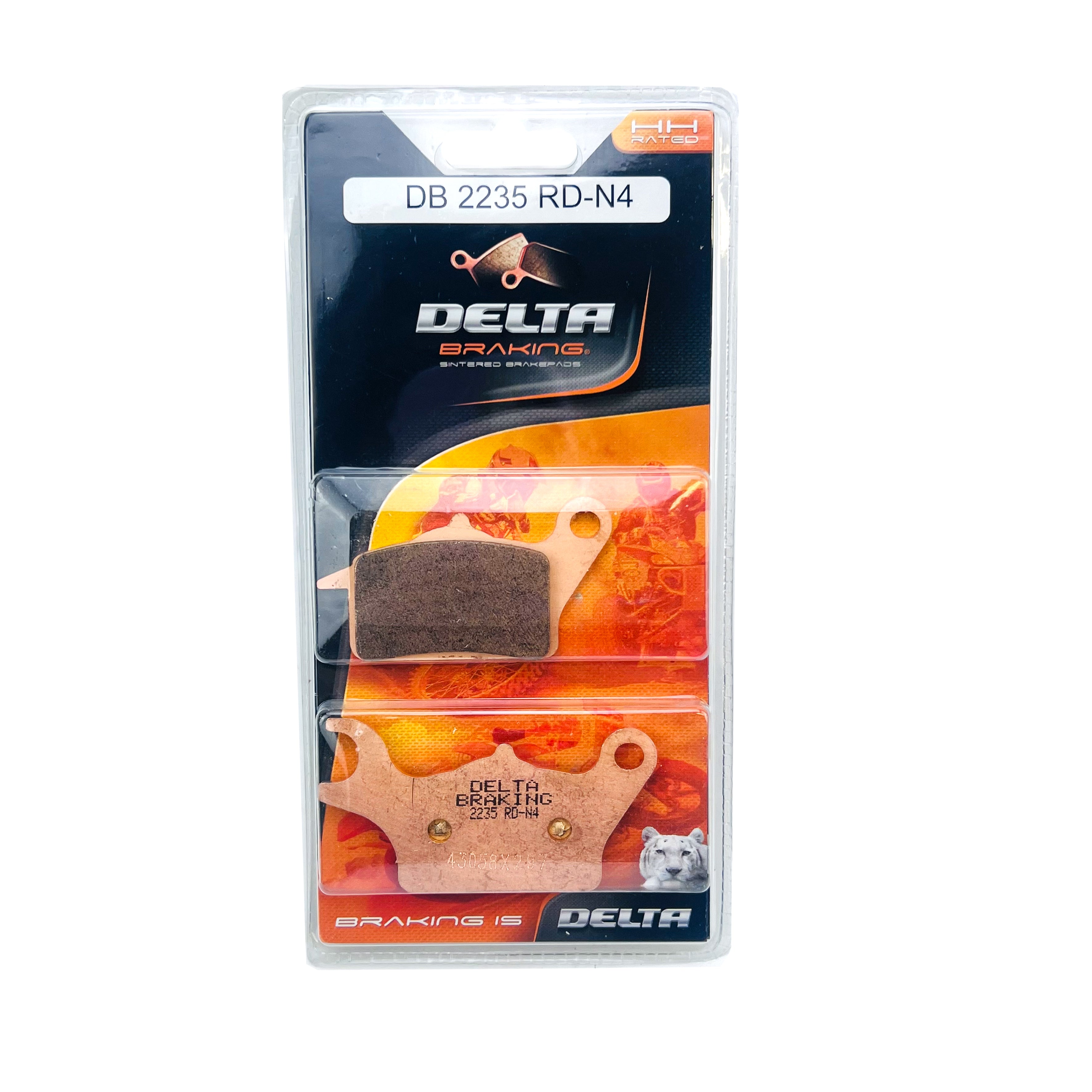 BRAKE PADS DELTA RDN4 SINTERED METAL DB2235 (FA625 VD186) Wave 110 12-16