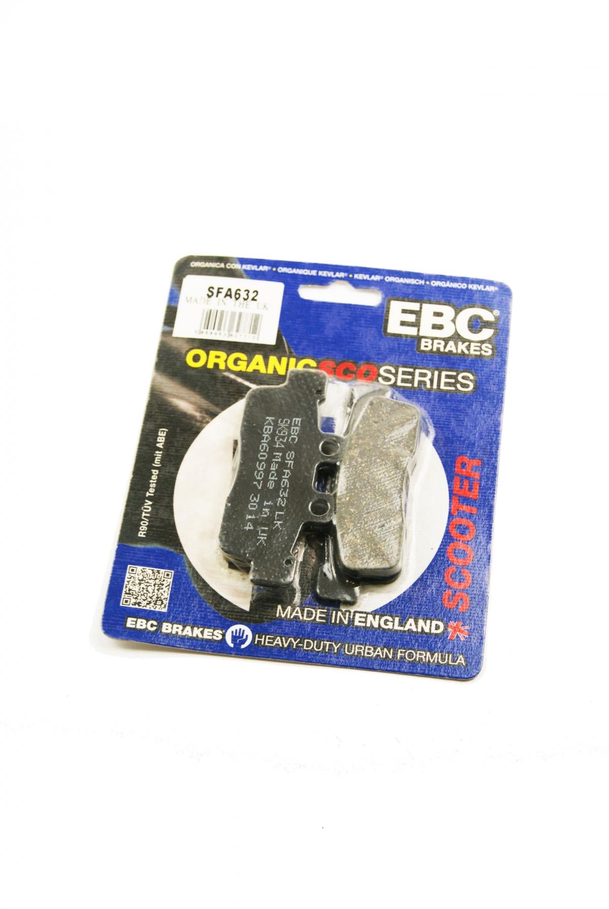 BRAKE PADS STD SCOOTER ORGANIC, SFA632 EBC SCOOTER