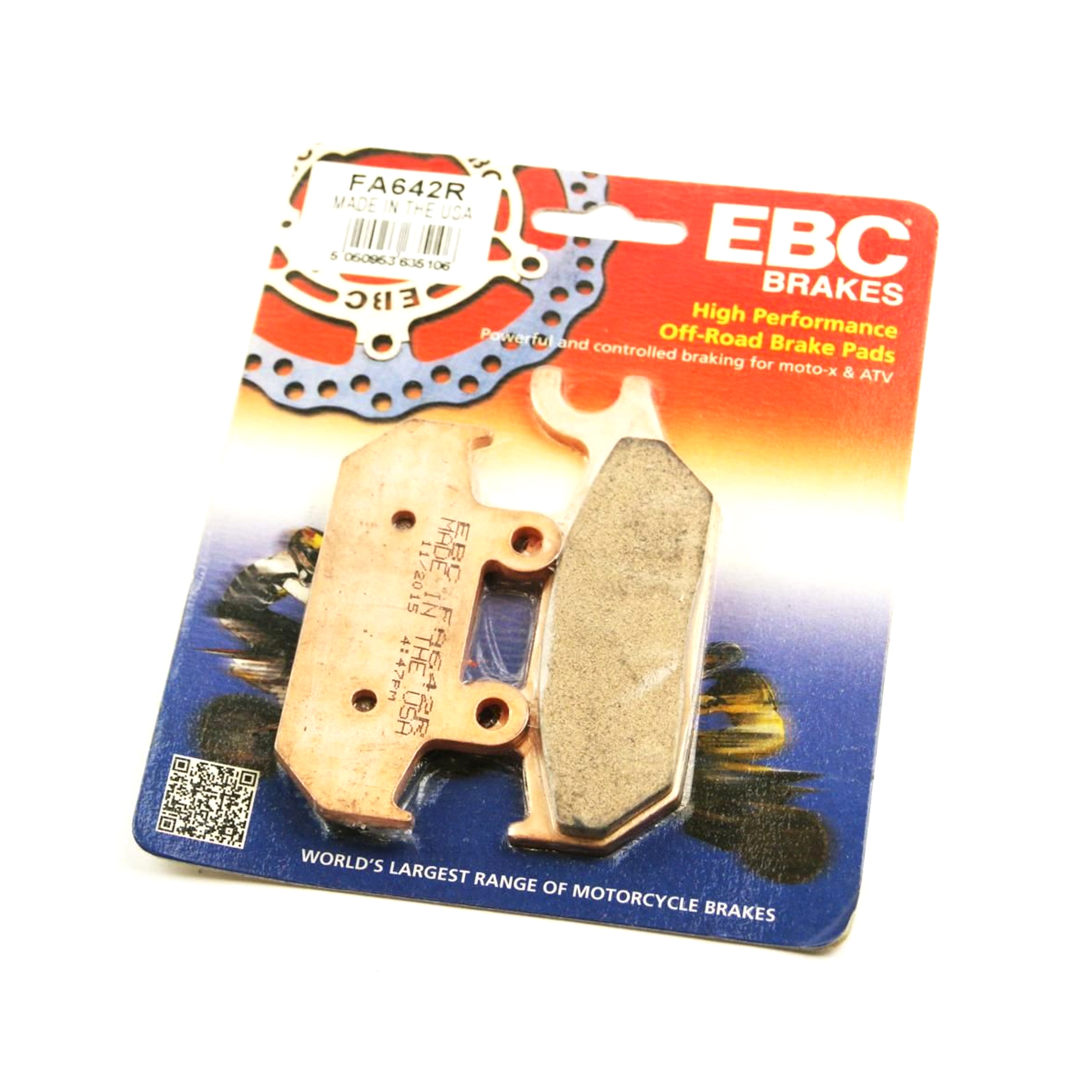 BRAKE PADS SINTERED FA642R, EBC PADS FA642R