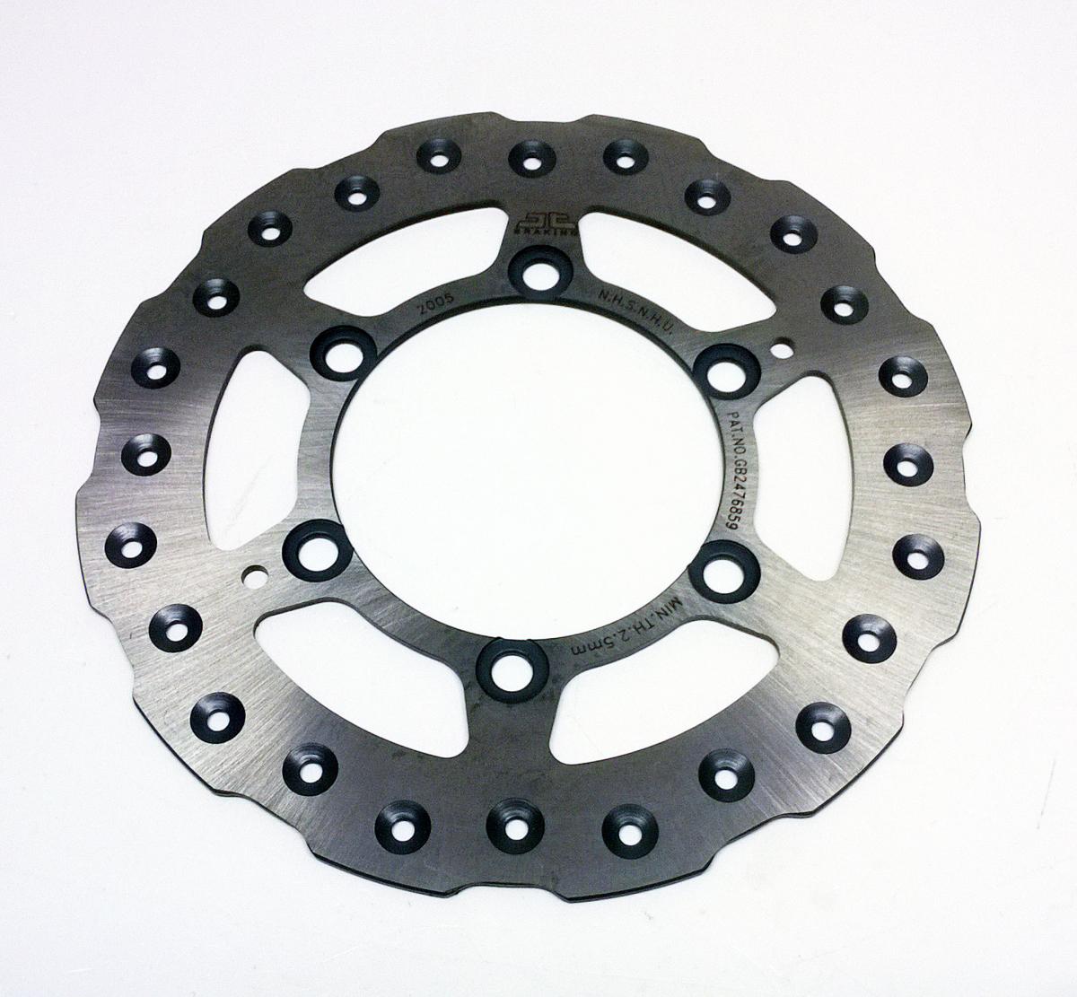 DISC BRAKE FRONT KX80 KX100 JT, JTD2005SC01 KAWASAKI, SELF-CLEANING HOLES