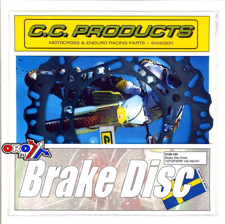 DISC BRAKE FRONT YZ YZF WRF, CROSS-CENTER PRODUCT 5100-140