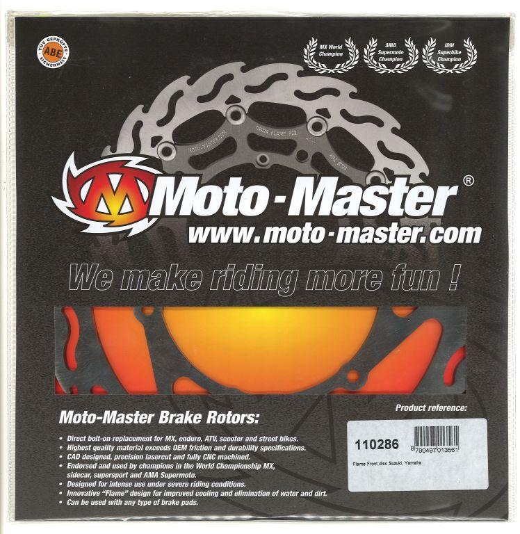 DISC BRAKE FRONT YZ RM FLAME, MOTO-MASTER 110286 YAMAHA