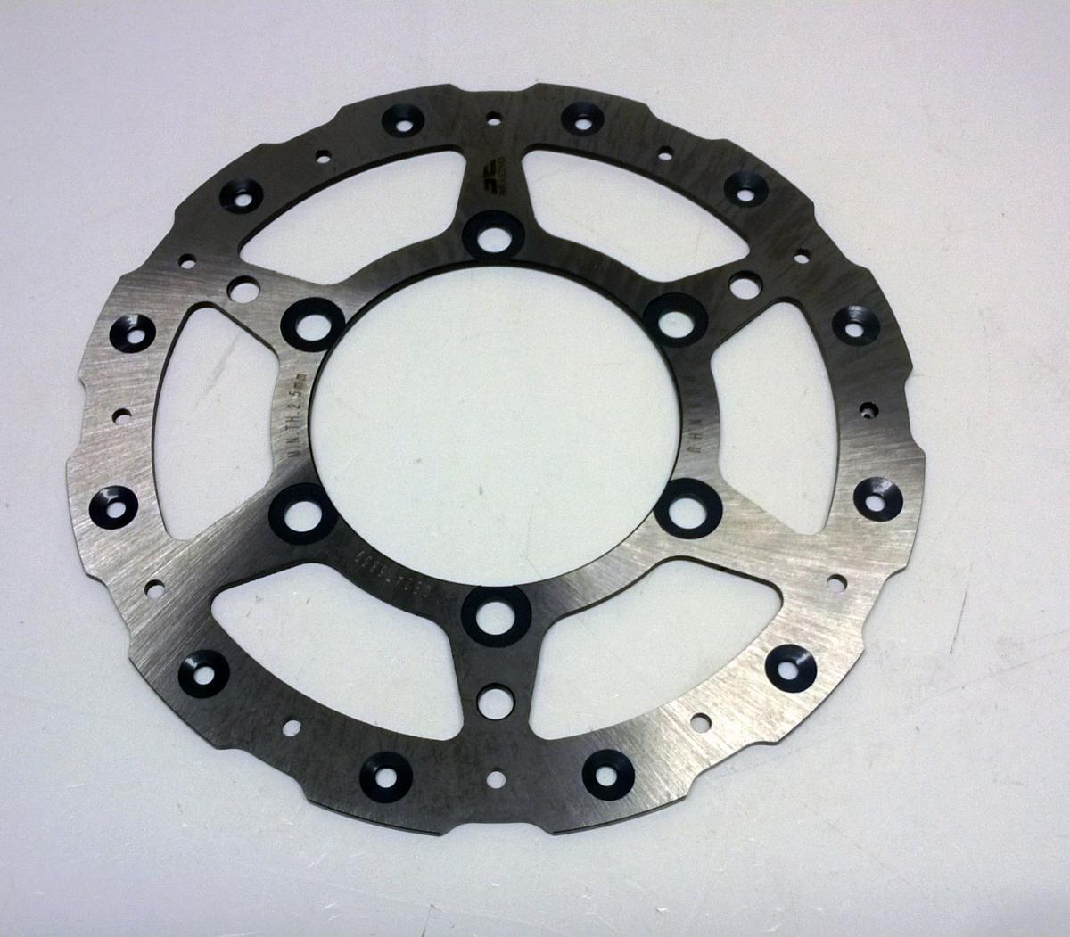 DISC BRAKE FRONT KX80 KX85 JT, JTD2002SC01 KAWASAKI, SELF-CLEANING HOLES