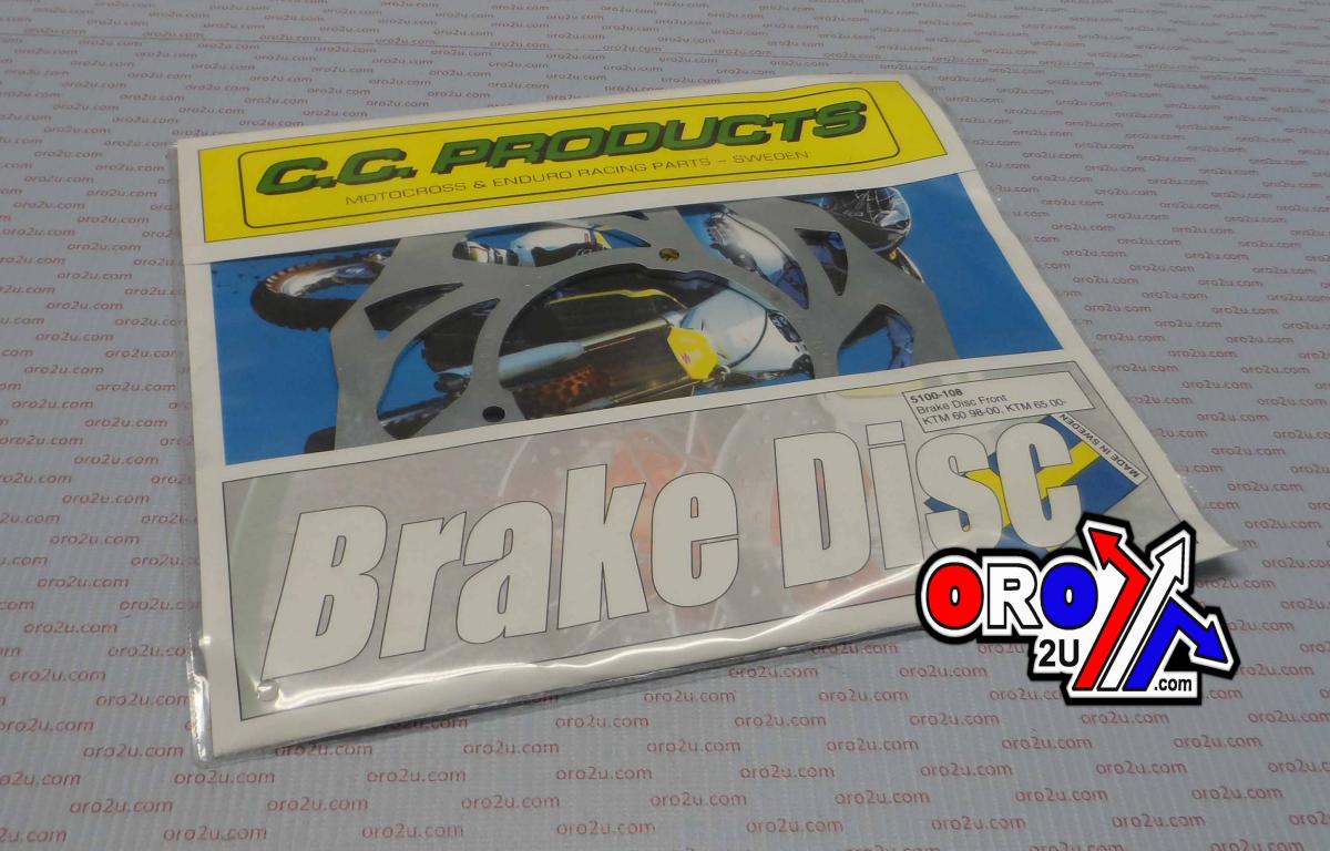 DISC BRAKE FRONT KTM 65 ROUND, CROSS-CENTER PRODUCT 5100-108