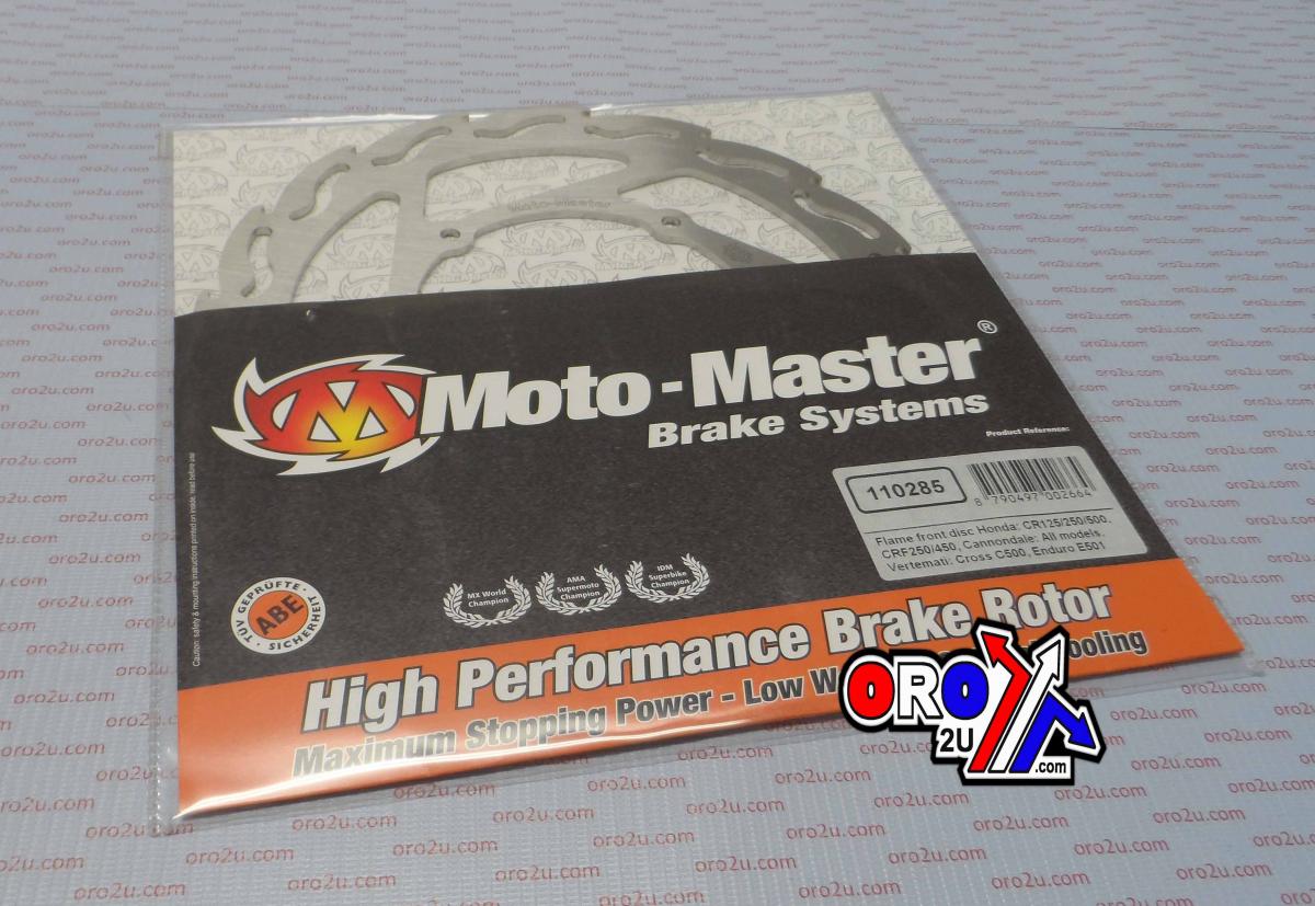 DISC BRAKE FRONT CR CRF FLAME, MOTO-MASTER 110285