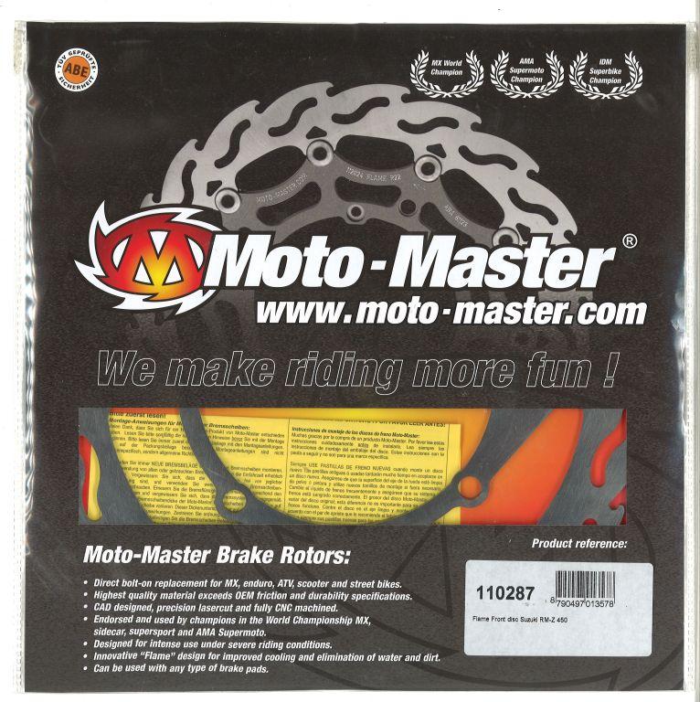 DISC BRAKE FRONT RMZ FLAME, MOTO-MASTER 110287