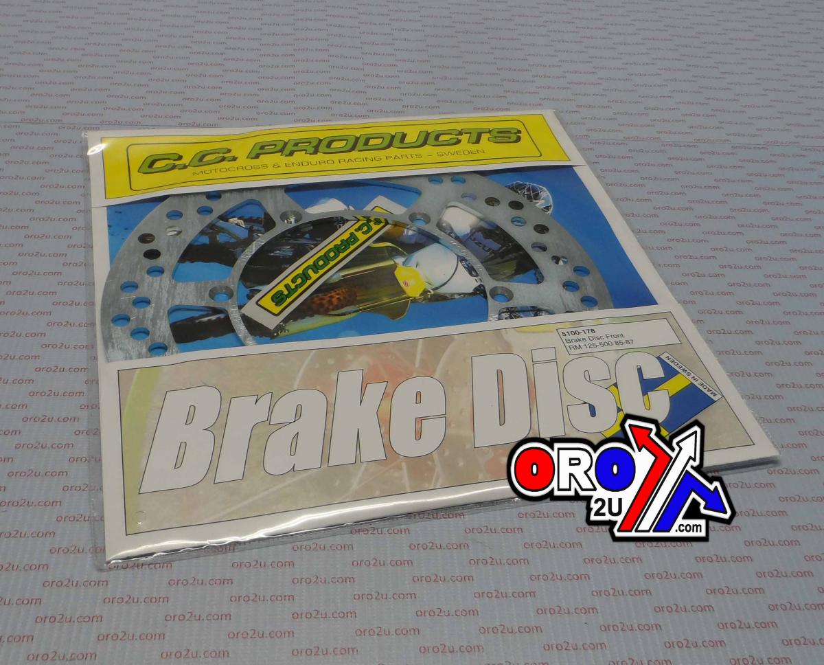 DISC BRAKE FRONT RM125-500, CROSS-CENTER PRODUCT 5100-178