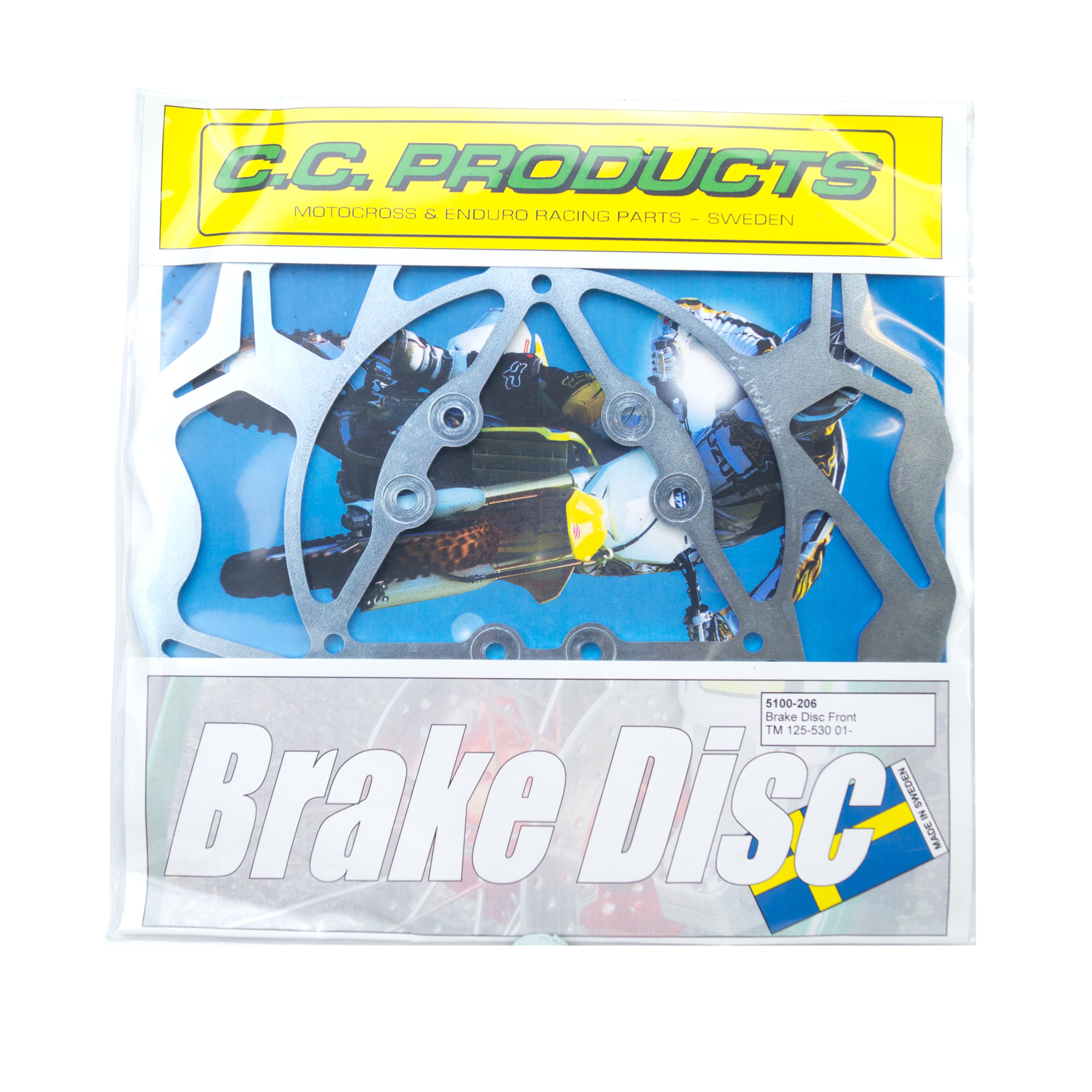 DISC BRAKE FRONT TM 01> WAVEY, CROSS-CENTER PRODUCT 5100-206