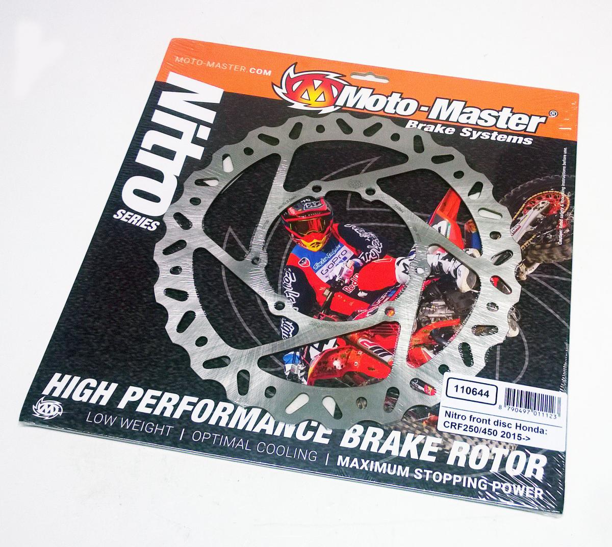 DISC BRAKE FRONT FIXED CRF 15-17, MOTO-MASTER 110644 HONDA
