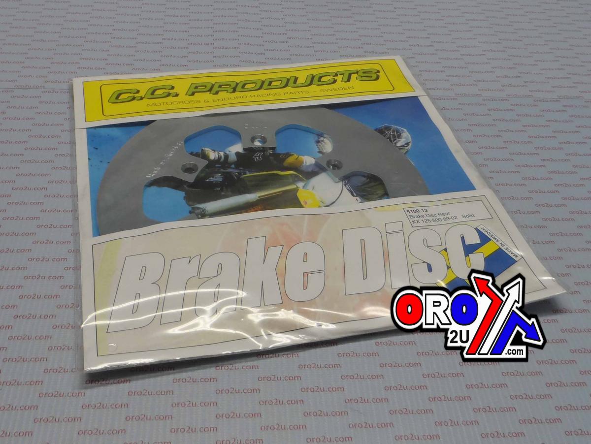 DISC BRAKE REAR KX KDX SOLID, CROSS-CENTER 5100-013 SOLD