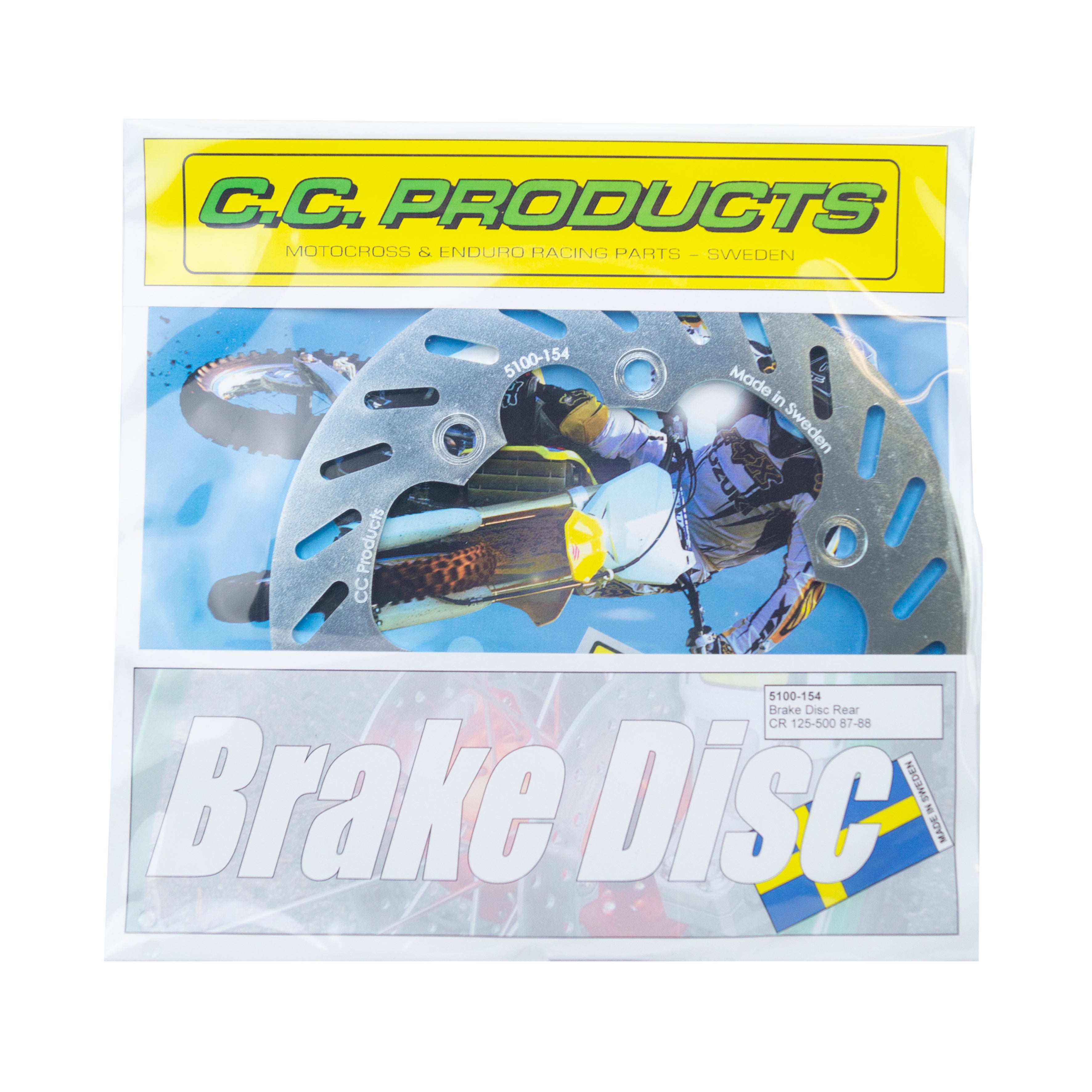 DISC BRAKE REAR CR 85-88 OEM, CROSS-CENTER PRODUCT 5100-154