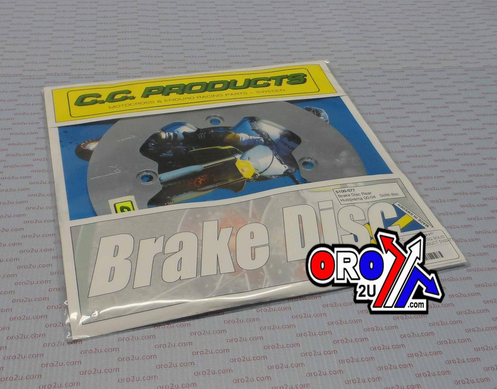 DISC BRAKE REAR HUSQ SOLID, CROSS-CENTER PRODUCT 5100-77