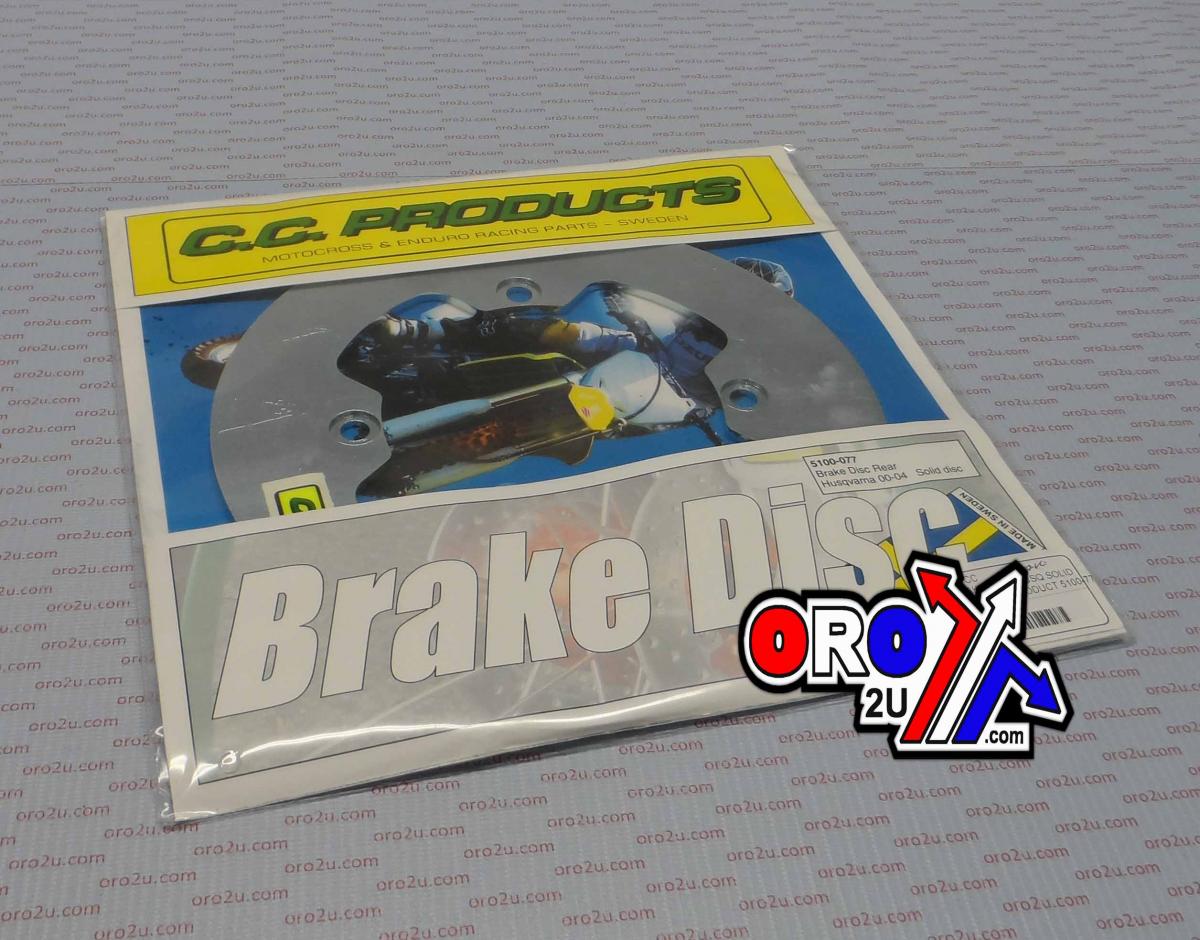 DISC BRAKE REAR HUSQ SOLID, CROSS-CENTER PRODUCT 5100-77