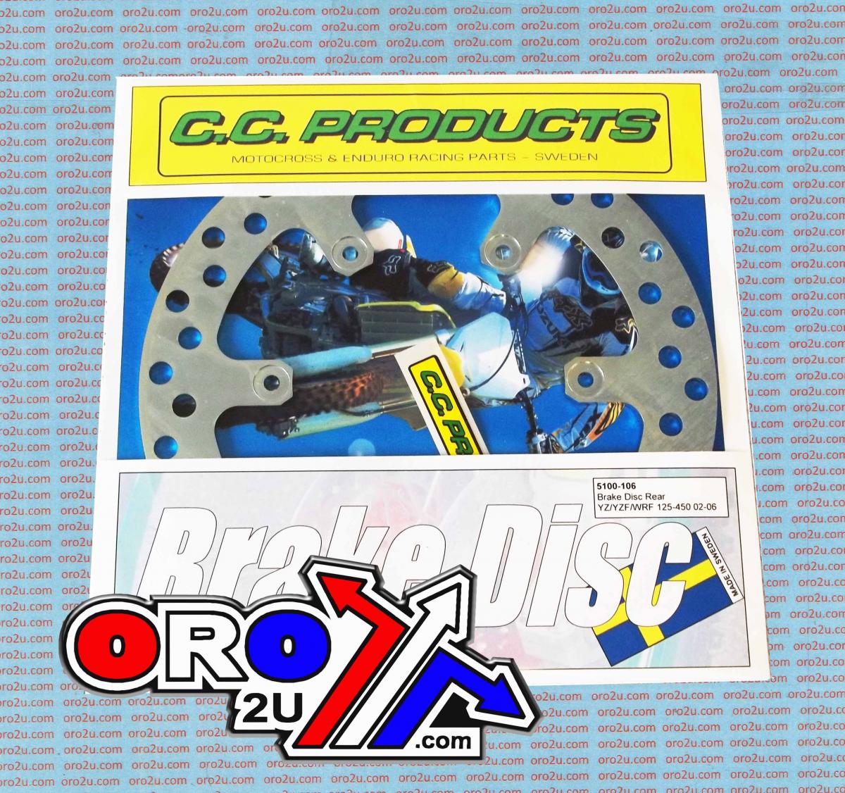 DISC BRAKE REAR YZ YZF OEM 02