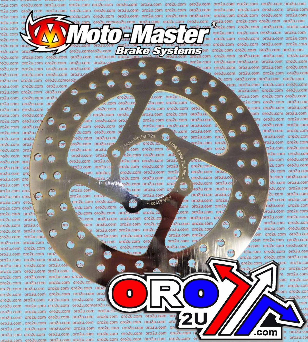 DISC BRAKE REAR WARRIOR 350, MOTO-MASTER 110081 ROUND