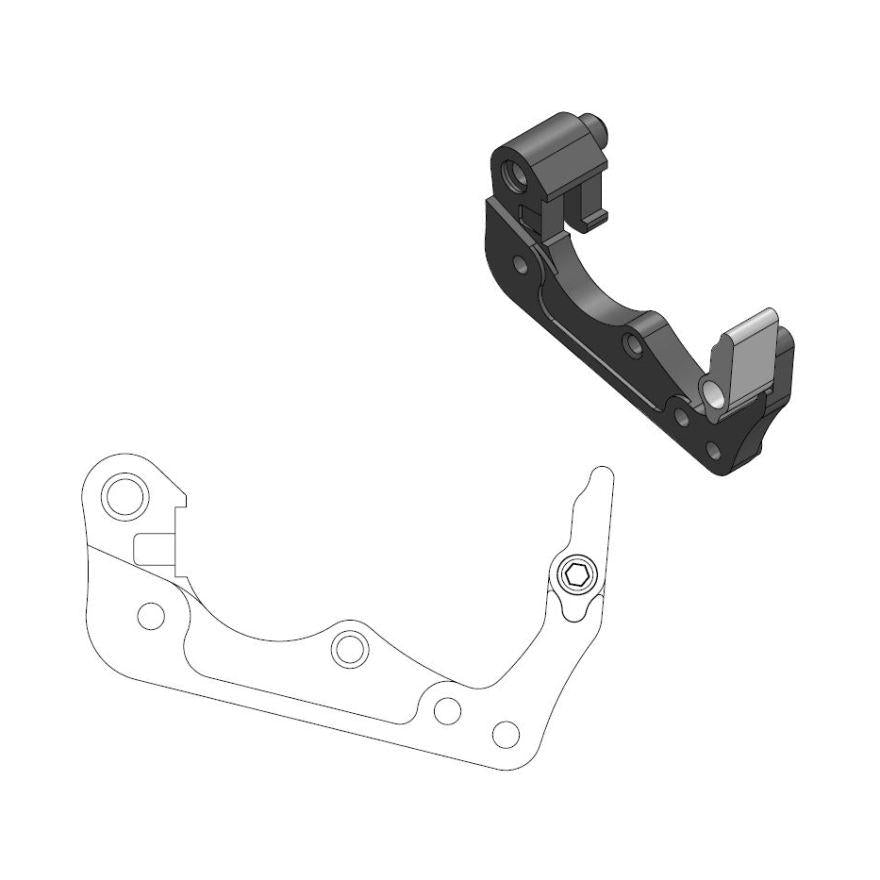 BRACKET 260mm KTM FRONT, MOTO-MASTER 211063