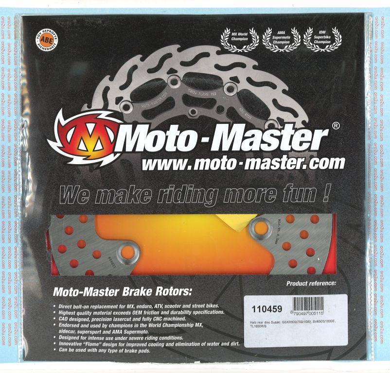 DISC BRAKE REAR SUZUKI, MOTO-MASTER 110459 ROAD