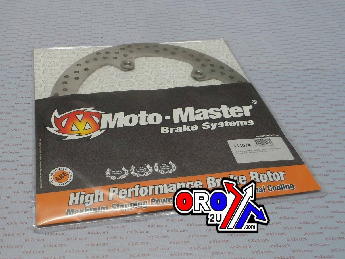 DISC BRAKE FRONT BMW, MOTO-MASTERF800S/ST, 111074, ROAD, MC, R900, HP2, R RIVETED