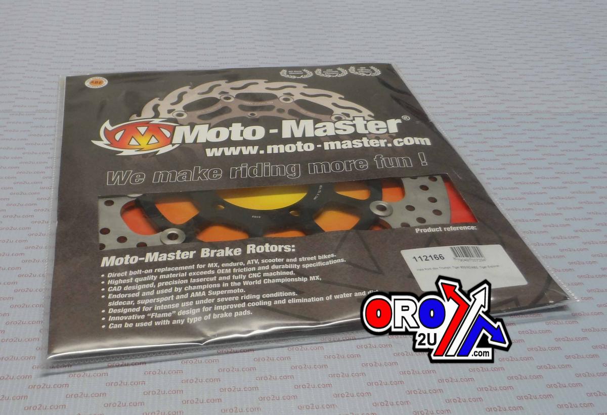 DISC BRAKE FRONT HALO TRIUMPH, MOTO-MASTER TIGER, 112166, ROAD, MC, TIGER 800, TRPY 1215