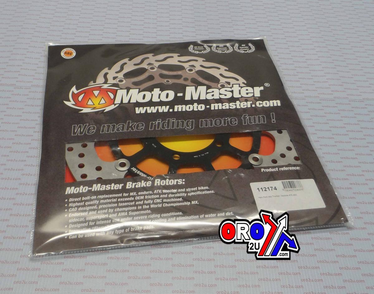 DISC BRAKE FRONT HALO TRIUMPH, MOTO-MASTER. DAYTONA, 112174, ROAD, MC, 675 ABS