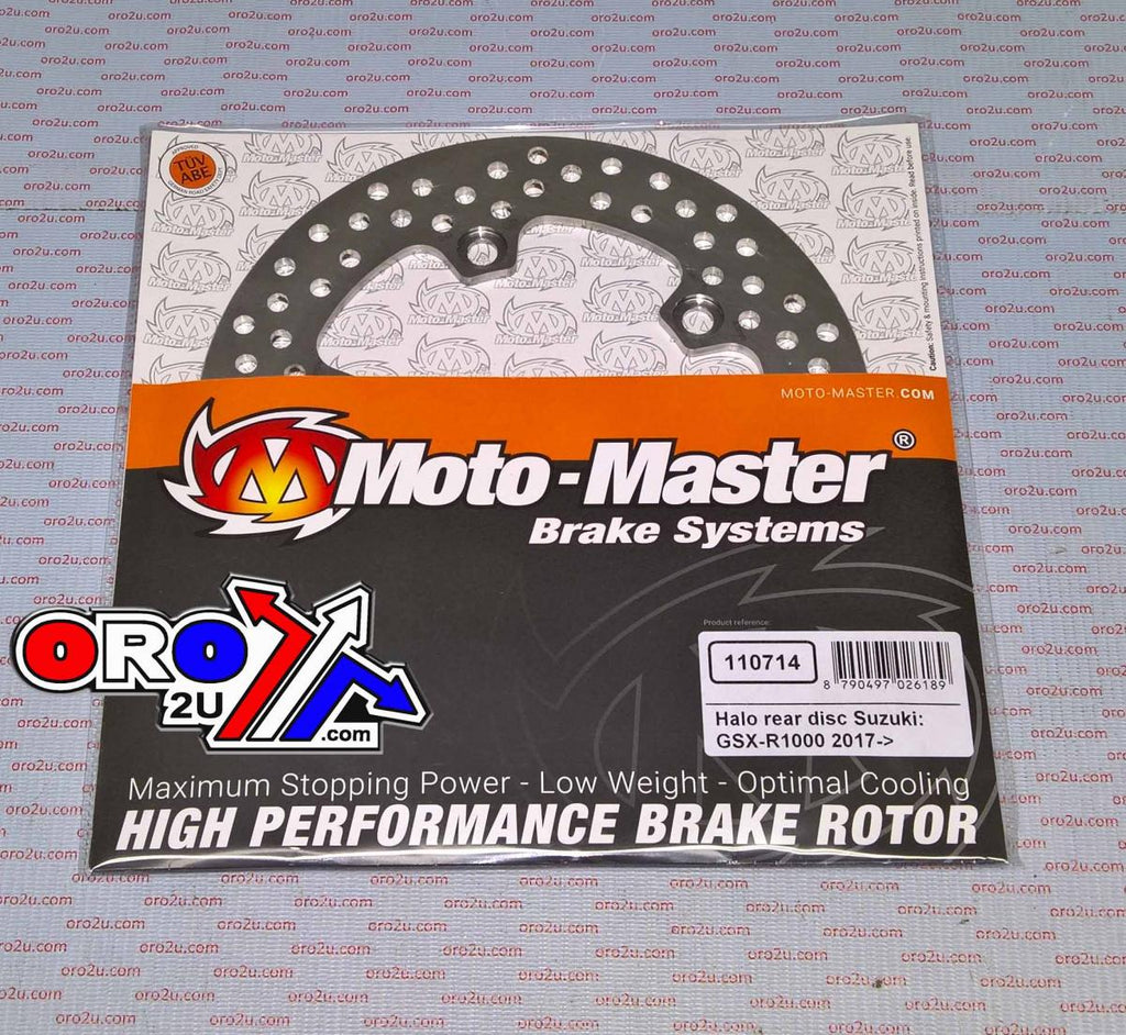 DISC BRAKE REAR HALO GSX-R, MOTO-MASTER 110714, ROAD, MC