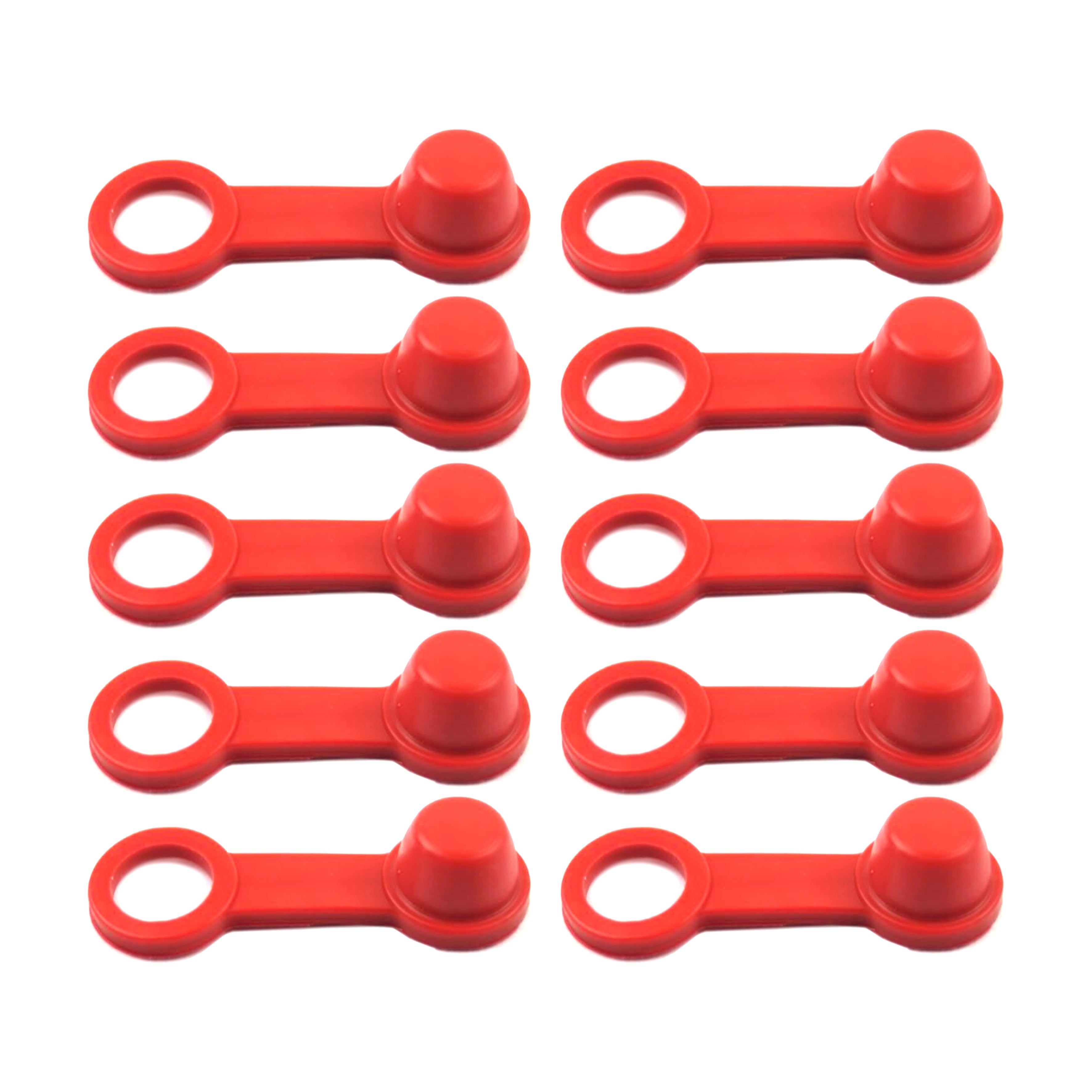 TRADE PACK 10 RUBBER CAPS RED, TRADE £0.40 EA. BLEED NIPPLE COVER CAP