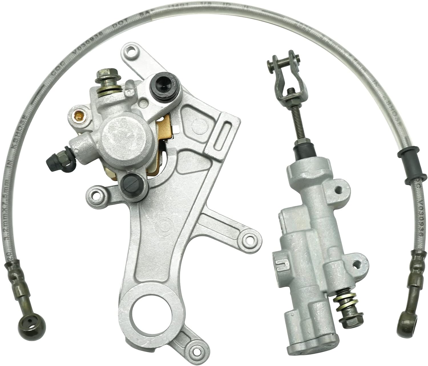REAR BRAKE CALIPER AND MASTER CYLINDER ASSEMBLY HONDA 02-07 CR125R CR250R