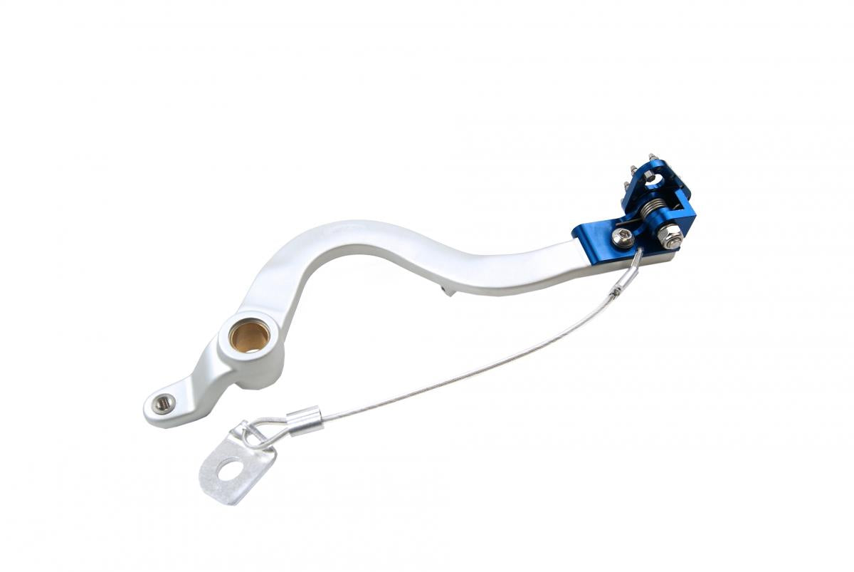 BRAKE PEDAL HUSQ 99-13 SL/BL, FIR ASB-147F SILVER/BLUE TIP, FIR BRAND