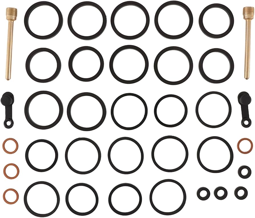 BRAKE CALIPER REBUILD KIT ALLBALLS, ALLBALLS 18-3129 SUZ GSX-R1000 01-02 FRONT