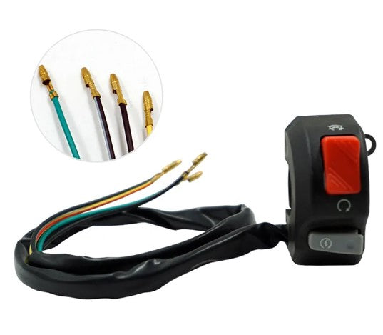 SWITCH HANDLEBAR FOG HEADLIGHT HORN START KILL BUTTON