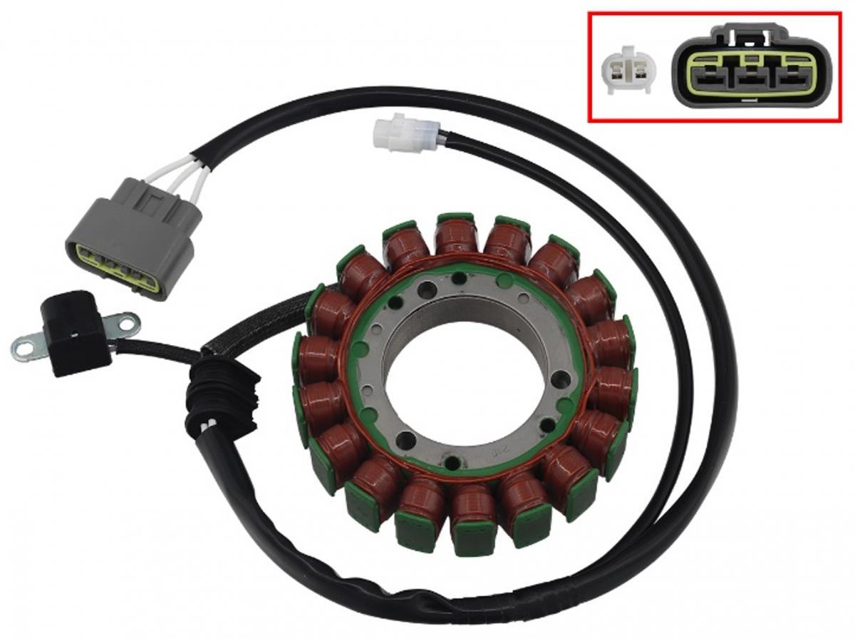 STATOR COIL YAMAHA KODIAK 450, BRONCO AT-01497, BB5-81410-00