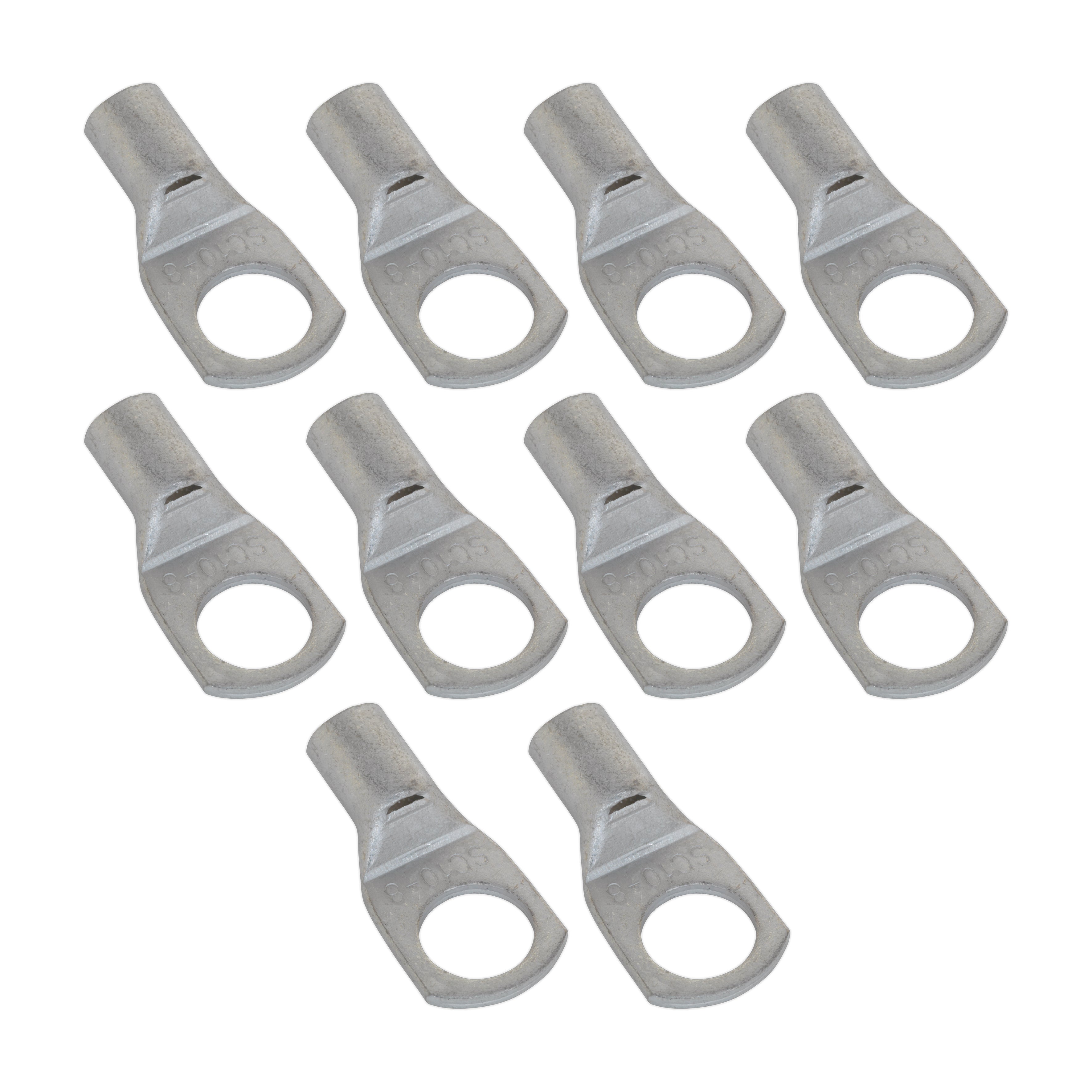 12mm RING TERMINAL COPPER 70mm2, TO SUIT CABLE 9.5mm, PACK OF 10
