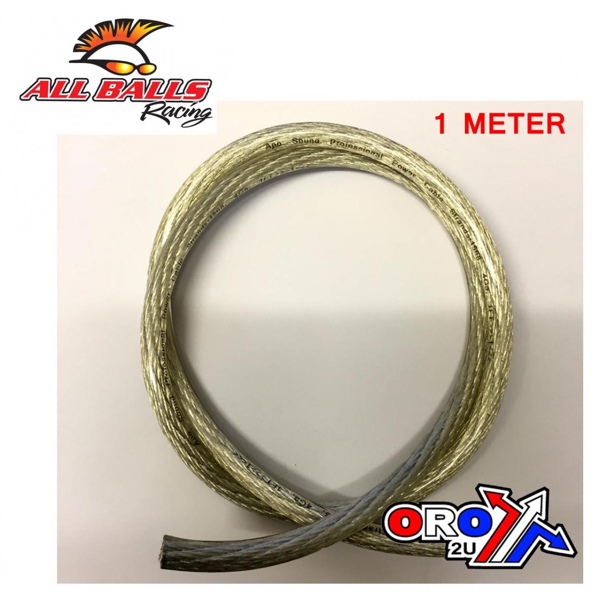 10mm CLEAR CABLE 1000mm EACH
