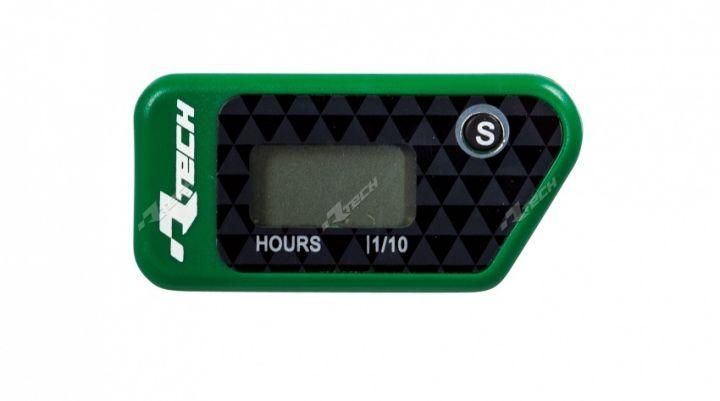 WIRELESS HOUR METER GREEN, RTECH R-HOURMT002VE, R-HOURMT002VE