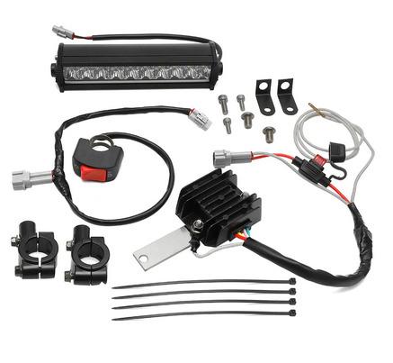 7/8 22MM LED HEADLIGHT BAR UNIVERSAL, VOLTAGE REGULATOR INCLUDED, KTM HUSQVARNA GASGAS HONDA YAMAHA