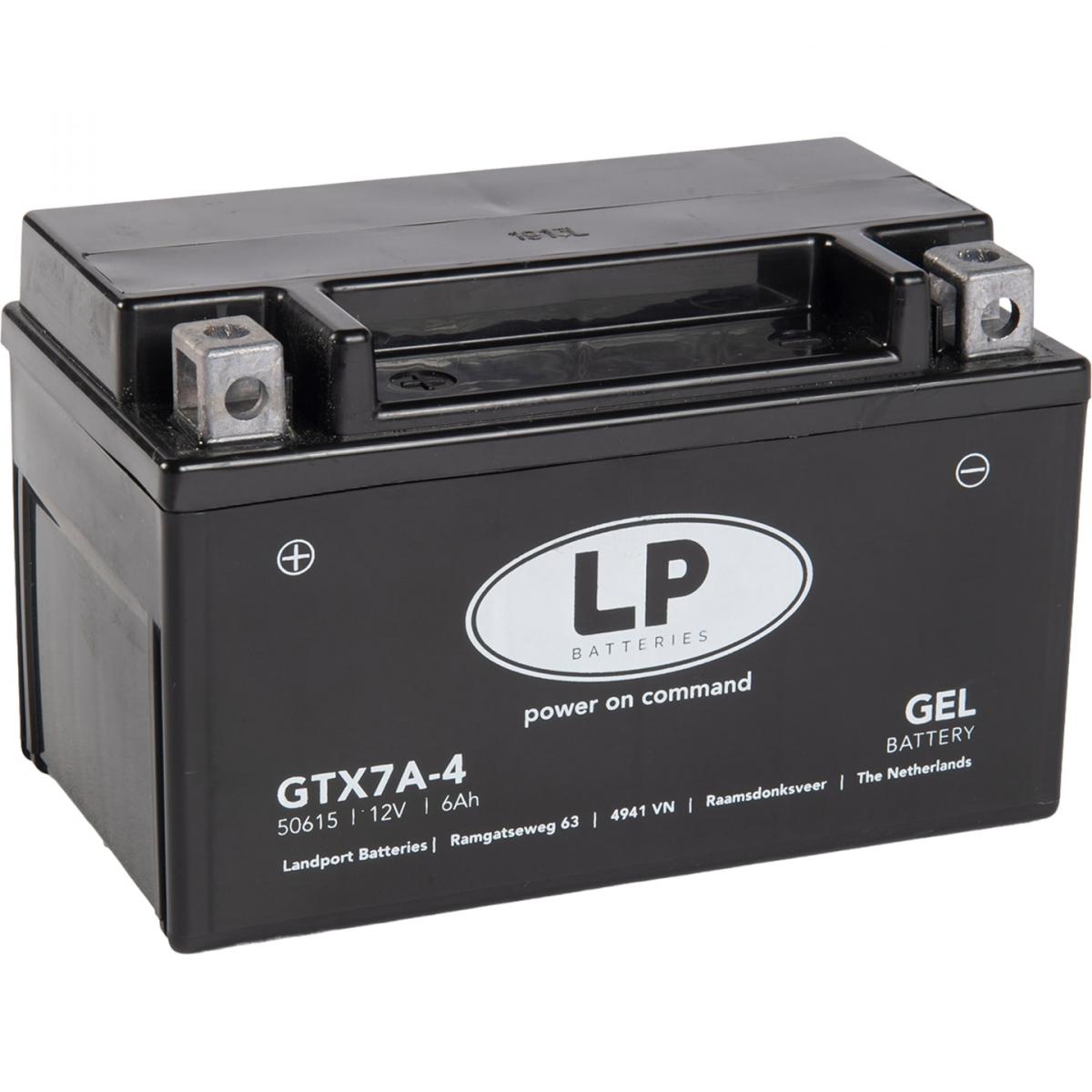 BATTERY MG LTX7A-4 (GTX7A-BS) 12V 6Ah. GEL, LANDPORT 50615 MG GTX7A-BS