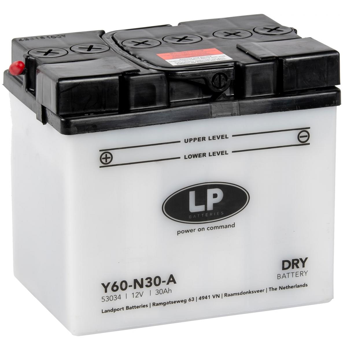 BATTERY Y60-N30-A 12v 30Hh DRY, MB Y60-N30-A, ROAD, MC