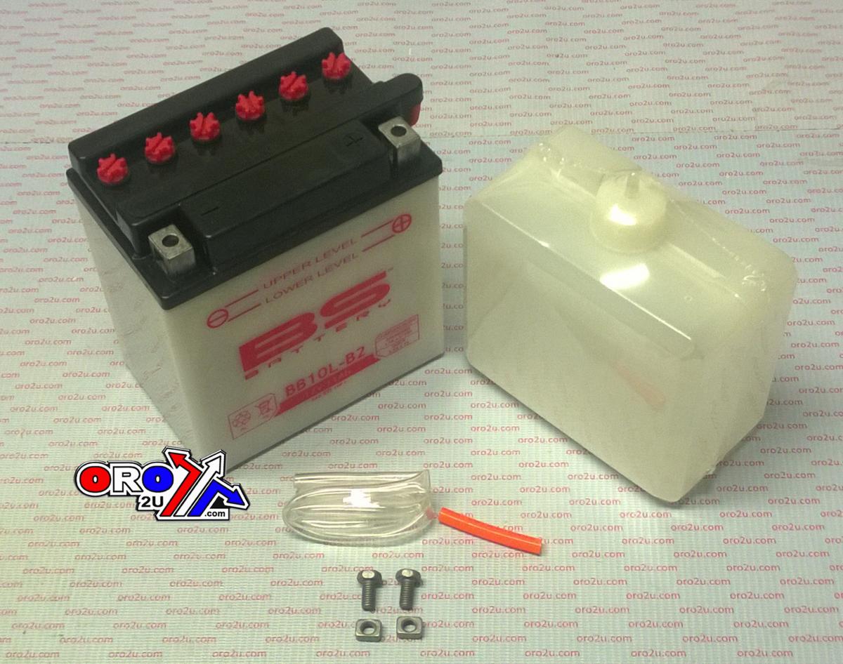 BATTERY YB10L-B2 12v 11Hh, BS WITH ACID PACK BB10L-B2, 310557,	BS-BB10L-B2