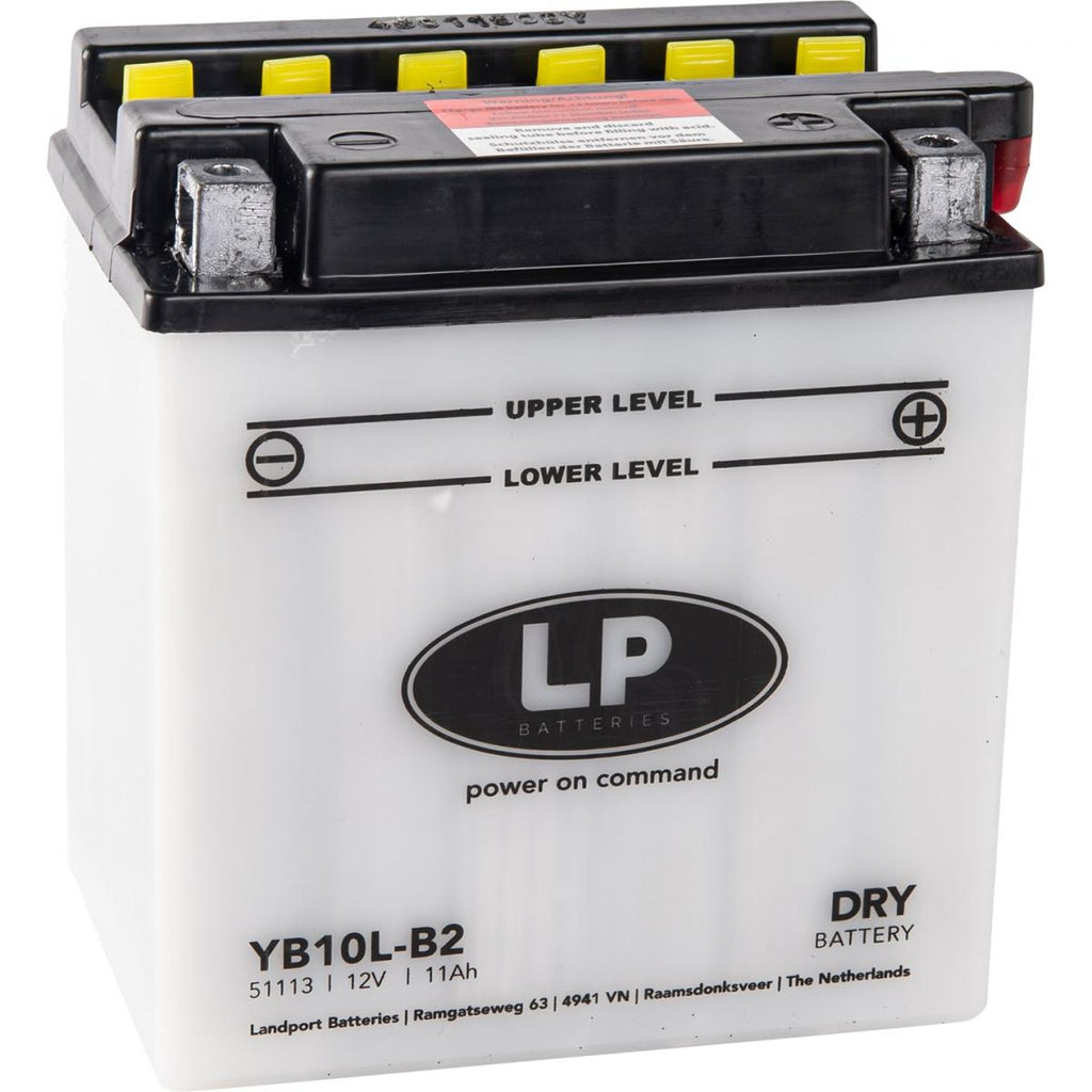 BATTERY LB10L-B2 12v 11Hh DRY, LANDPORT MB YB10L-B2, ROAD, MC