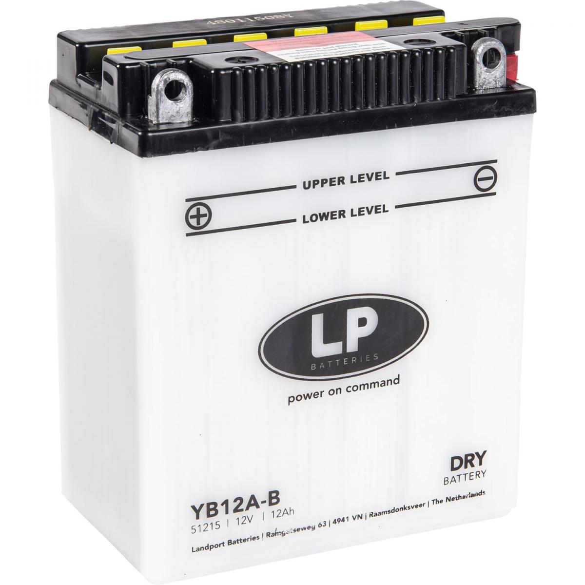 BATTERY LB12A-B 12V 12Ah. DRY, LANDPORT 51215, MB YB12A-B