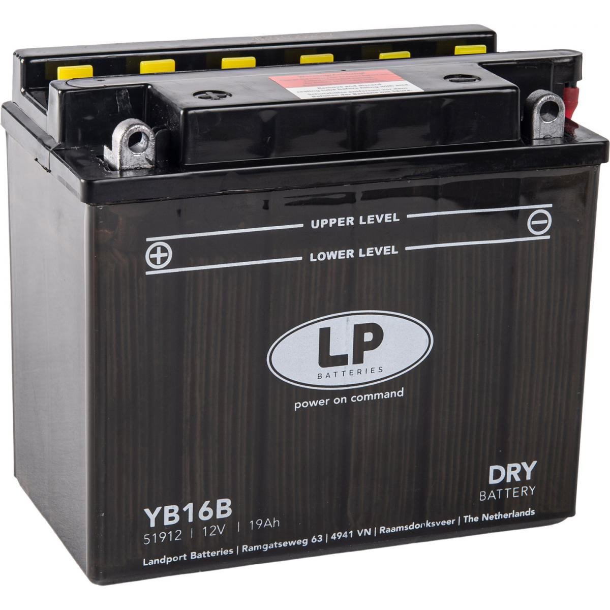 BATTERY LB16B 12V 16Ah. DRY, LANDPORT 51912, MB YB16B