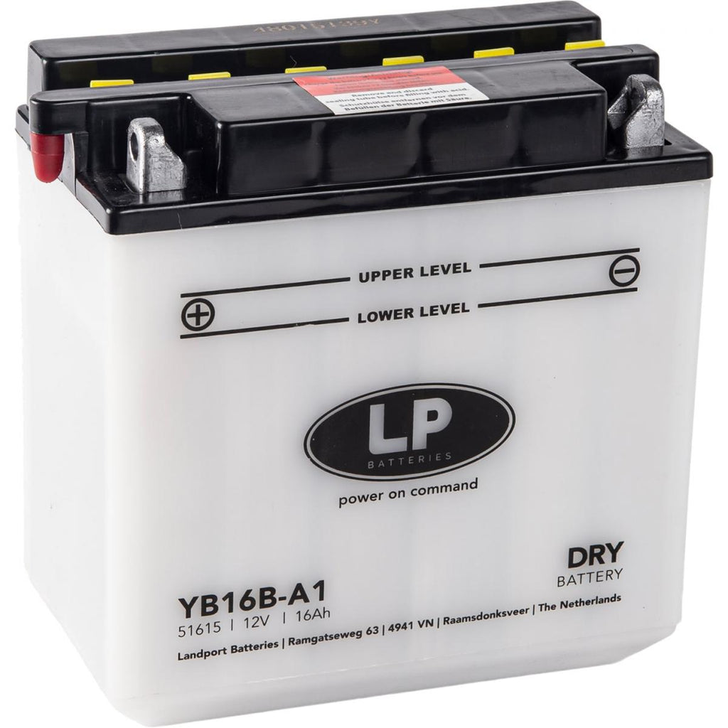 BATTERY YB16B-A1 12V 16Ah DRY, LANDPORT 51617 MB YB16B-A1