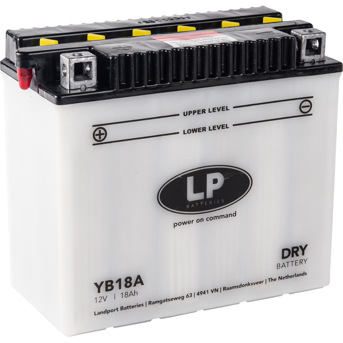 BATTERY YB18A 12V 18Ah DRY, LANDPORT, MB YB18A