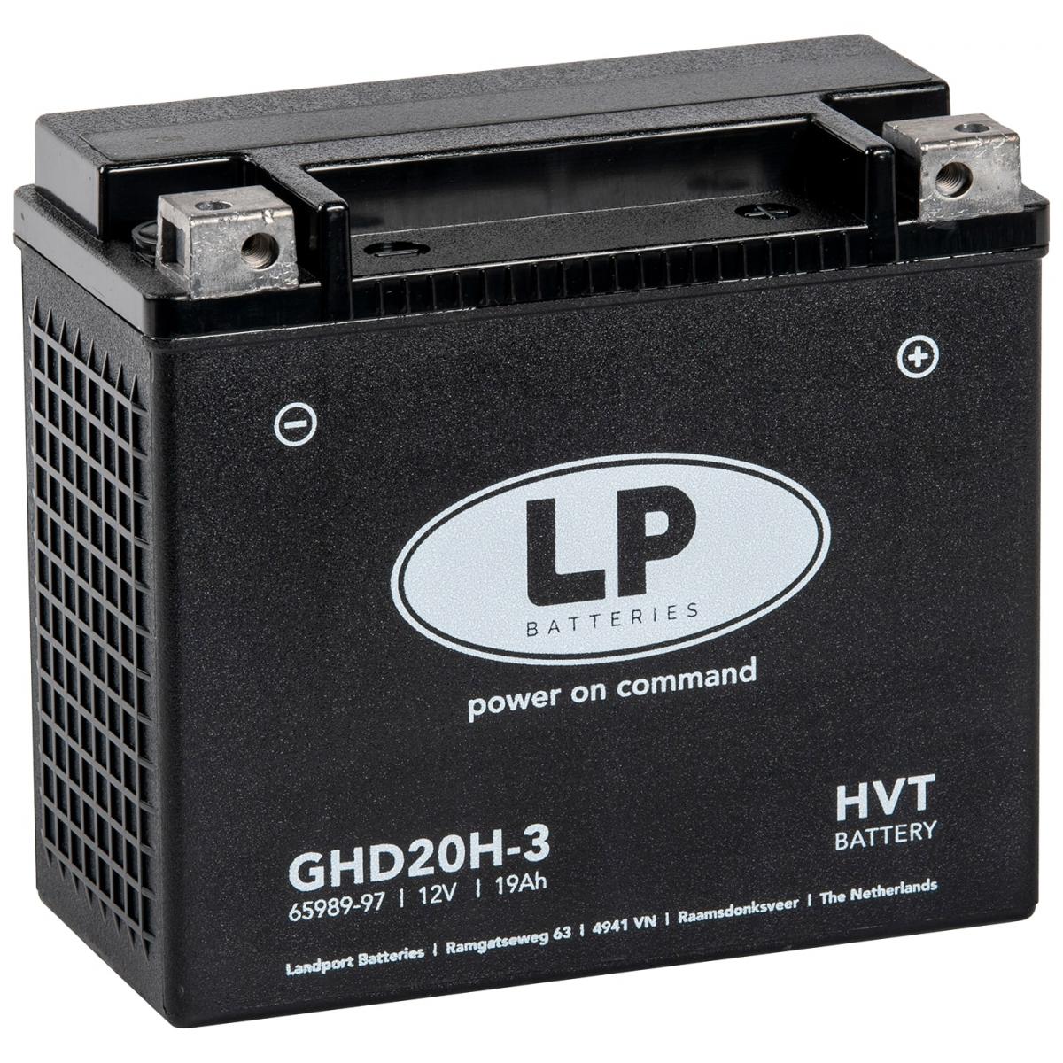 BATTERY LHD20H-3 HARLEY GEL, LANDPORT HARLEY DAVIDSON, MG GHD20H-3, MG LHD20H-3