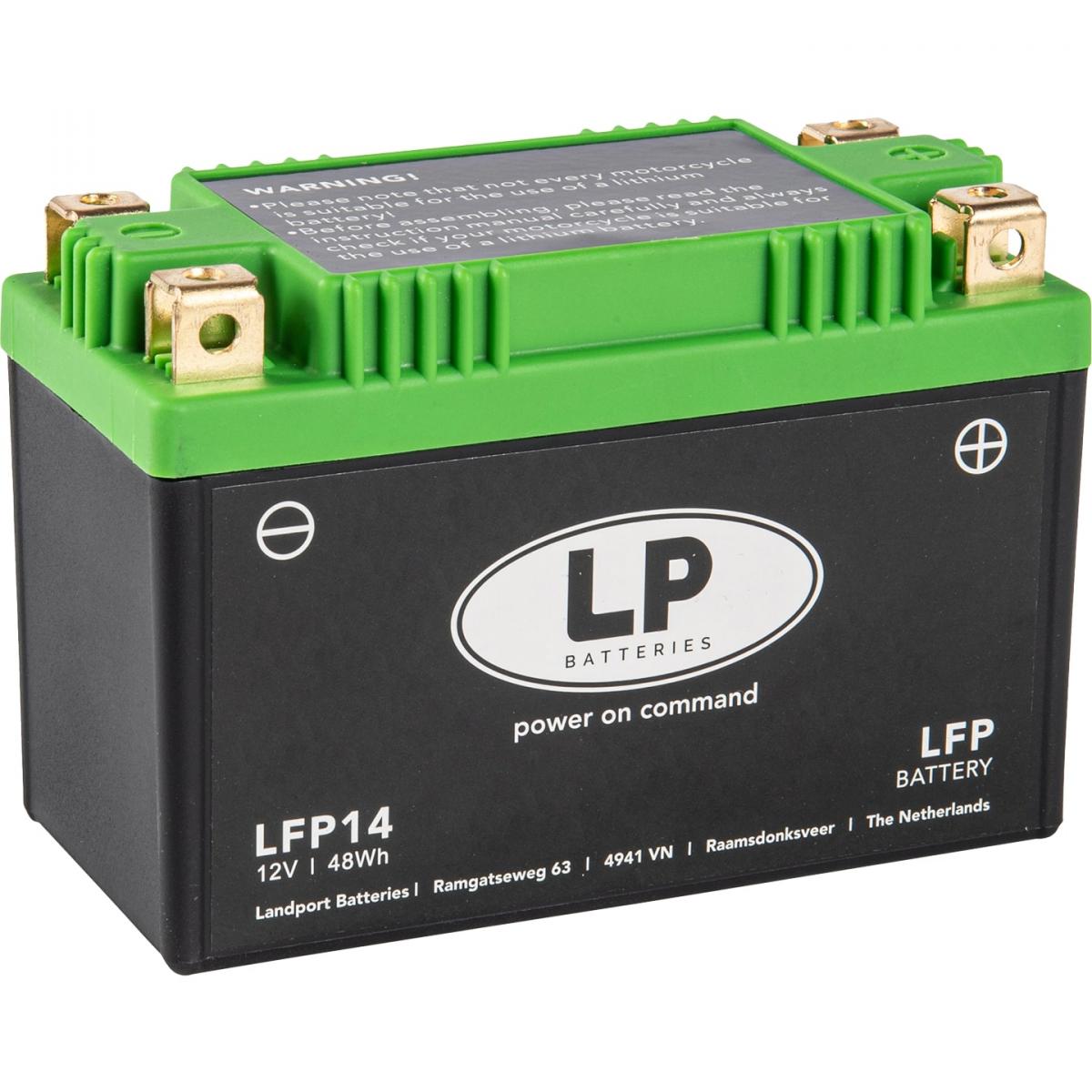 BATTERY LITHIUM 12V LFP14, YT10B-4 YTX12A-BS 12N10-3A-2, 12N11-3A-1 YB14B-4 YX14AH-BS, BSLi-04 / BSLi-06