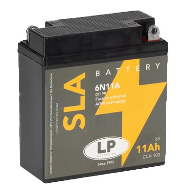 BATTERY 6N11A 6V 11Ah., MAINTENANCE FREE SEALED, MS 6N11A