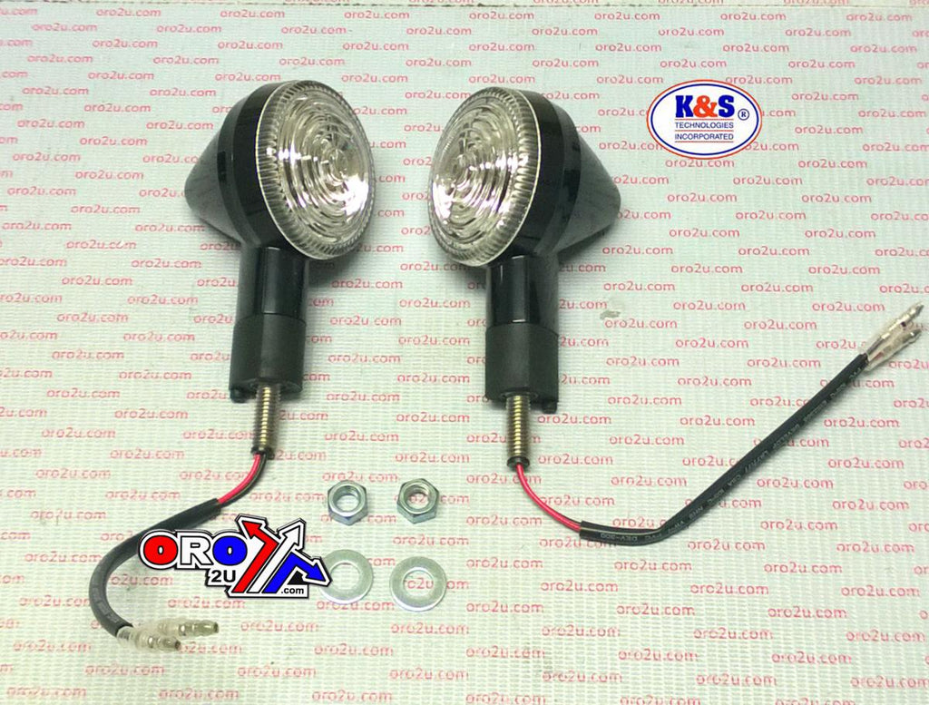 INDICATOR BLK/CLEAR LENS, K&S 25-9561 E-MARKED