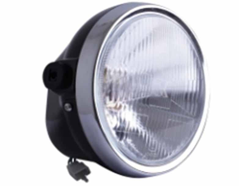 HEAD LIGHT UNIT ROUND CLEAR GLASS 2002 - 2013 YAMAHA YFB125 TYPE